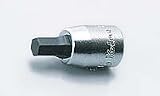 コーケン 1/4(6.35mm)SQ. ヘックスビットソケット 全長25mm 2.5mm 2010M.25-2.5