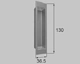 LIXIL部品 リビング建材用部品：ワンタッチ引手[MZHZHES63] シャインニッケルplus[MZHZHES63]