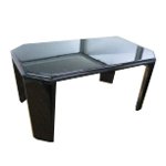 コーナンオリジナル 鏡面仕上げローテーブル ブラック BK9060