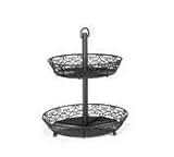 テーブルクラフトbkt2 a地中海コレクションブラックメタル2-tier表示ホームSupplyメンテナンスストア