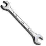 SK Hand Tool 86508 Regular Open End Wrench, 8 x 10mm, Full Polished Finish [並行輸入品]