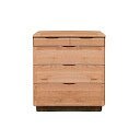 どんどんどんの家具 ALBA アルバ チェスト 4段 シンプル ナチュラル 幅80cm