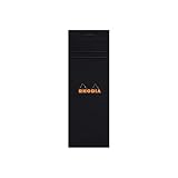 ロディア（RHODIA） ブロックロディア No.08 ブラック 7.4×21cm