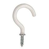 MINTCRAFT PH-122322 Cup Hooks, 1 1/4-Inch, White [並行輸入品]