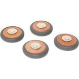 4 Pack Tegu Magnetic Wooden Wheels