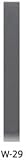 サンゲツ ササラ巾木 高さ330cm 長さ1050mm W-29（1ケース 10枚入り)