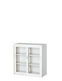 3×3型引違書庫　3号ガラス戸(ホワイト色)　303G-AW