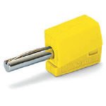 ワゴ バナナプラグ イエロー 4個入 215511PK