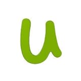 6-Inch Wall Hanging Wood Letter Sweet Solid Color Green u by Sallys-Store