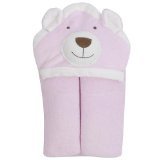 FAO Schwarz Hooded Animal Bath Wrap 100% USA Grown Cotton- PINK by FAO Schwarz