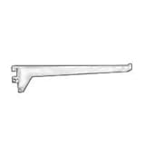 Bracket Shelf Utilty 10in Wht [並行輸入品]