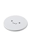 エレコム マウスパッド しろちゃん グレーフェイス MP-FC01GF-G