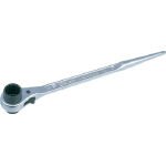 スーパー 建築用・両口ラチェットレンチ(爪式)本体メッキ仕上 SR1721C