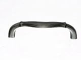 Top Knobs M923 Reed Motif Pull Pewter by Top Knobs