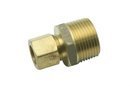 Generic Brass 1/2" OD x 3/4" Male NPT Compression Connector Fitting(Pack of 5 ) [並行輸入品]
