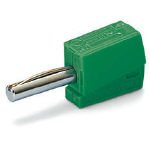 ワゴ バナナプラグ グリーン 4個入 215411PK
