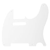 Musiclily Pro 5穴 ヴィンテージTLテレキャスター ピックガード USA/メキシコスタンダードFender Telecasterエレキギター用、1Pブラック
