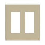 コスモシリーズワイド21 簡易耐火用コンセントプレート6コ用(利休色)