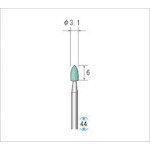(株)ナカニシ 軸付砥石 (1Pk(袋)=10本入)