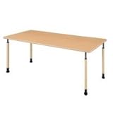 【昇降テーブル】昇降テーブル/ UFT-4T1690-4L2 2本固定脚+2本キャスター付脚 幅160×奥行90cm