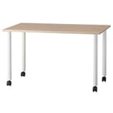 Ｇ－Ｓｔｙｌｅ　エコノミーキャスターテーブル　Ｗ１２００×Ｄ６００　ナチュラル　ＯＧＲＥＣＴＴ－ＷＬ１２６０ＮＡ　１台