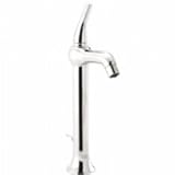 Hansgrohe 37028001光沢クロムAxor Terrano単穴洗面所蛇口W /レバーハンドル – Lessポップアップアセンブリ