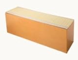 ベンチボックス 樹脂畳ベンチボックス 収納 収納ボックス (120×30×45cm, ナチュラル)
