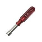 Xcelite P8 Drilled Compact Standard Nutdriver, 1/4" Blade Diameter, 1-9/32" Working Length, Red Hand