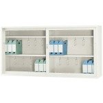 ジョインテックス ６×３型引違書庫 ガラス戸 6355NG