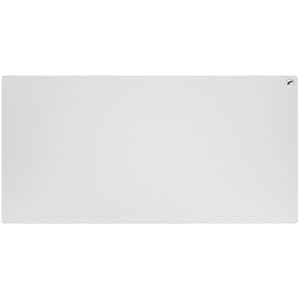 Odin Gaming 【Odin ZeroGravity XXL】 拡張ゲーム用マウスパッド - XL ワイド ステッチエッジ 布製マウスパッド 36インチx18インチ ホワイト/ホワイトステッチ