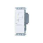 埋込調光スイッチB(白熱灯用500W)(スライド式)(ホワイト)AC100V 500W 400W制限表示タイプ