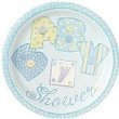 A Baby Boy Stitchings Pack of Dinner Plates by Shower My Baby