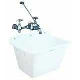 Mustee 16 Utilatub Service Sink Wall, White [並行輸入品]