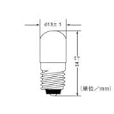 TE13-12 (T13 E12/15 12V 2W) (10ケ)イリ