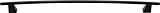 Atlas Homewares 336-BL Fulcrum Black 13-Inch Large Pull Atlas Homewares [並行輸入品]