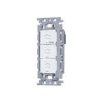 コスモシリーズワイド21 埋込[マルチメディア]コンセント(CAT5E・6極2心×2)(ホワイト)