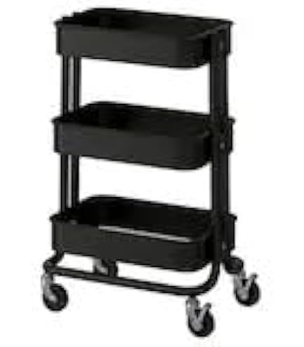 Amazon.co.jp: ☆2022☆NEW☆ IKEA RASKOG ワゴン ブラック