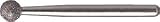 TRUSCO(トラスコ) ダイヤモンドバー Φ2.5X軸1.6#140 T1-831M