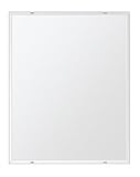 洗面鏡・トイレ鏡・化粧鏡・浴室鏡（国産・最高品質・完全防湿ミラー）：スクエア（四角鏡）