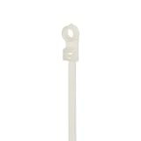 Standard Mountable Cable Tie, 40lbs Tensile Strength, 1-1/2" Bundle Diameter, 0.187" Mounting Hole D