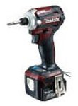 マキタ(Makita) 充電式インパクトドライバ(レッド) 14.4V 6Ah バッテリ2本・充電器・ケース付 TD161DGXAR