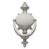 Baldwin 0116.056 LifetimeサテンニッケルImperialドアノッカー