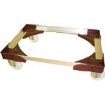 TRUSCO ワコー アルミアングルドーリー(エアーキャスター仕様) WA7575NBR