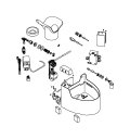 Kohler 1098269 Replacement Tank withワックスリング、N / A