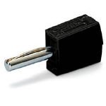 ワゴ バナナプラグ ブラック 4個入 215311PK