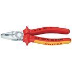 Combination Pliers chrome plated insulated with multi-component grips, VDE-tested 180 mm [並行輸入品]