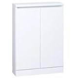 スリムキャビネット60　ホワイト 代引不可