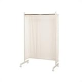 ナサ流通企画 ワッフル生地間仕切りハンガーラック 高さ144．5cm ホワイト