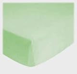 SheetWorld Fitted Pack N Play (Graco) Sheet - Solid Sage Jersey Knit - Solid Colors by sheetworld