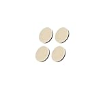 ポリッシャーバフ 4個セット 研磨バフ 80mm 細目 マジックテープ式 車磨き用